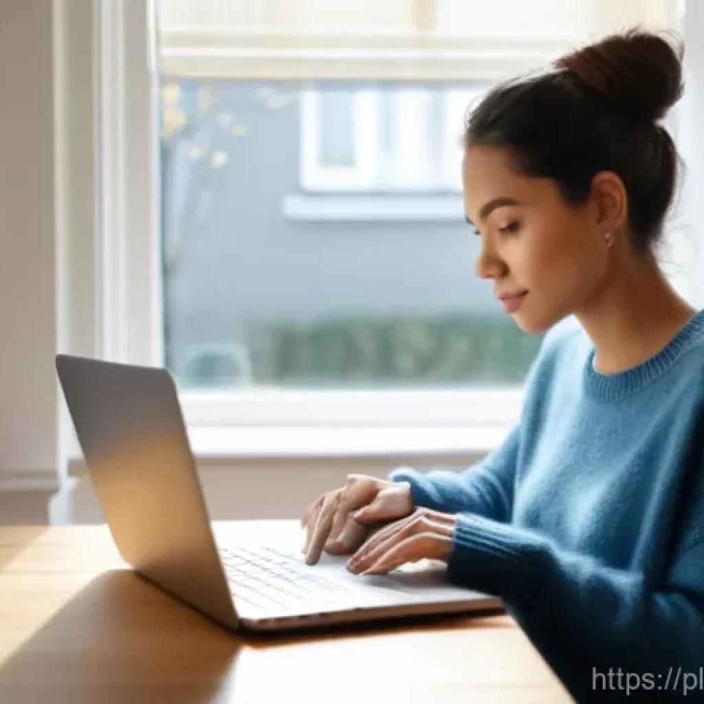 편집 전문가의 인터뷰 실무 팁과 조언 - **Prompt:** A discerning female content creator, in her mid-30s, is engrossed in the meticulous edit...